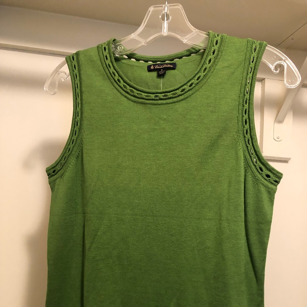 BRAND NEW Brooks Brothers Green Tank Top